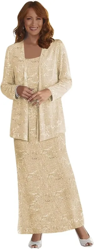 Lace Mother of The Bride Dresses for Wedding Long Sleeve Formal Evening Party Gownss