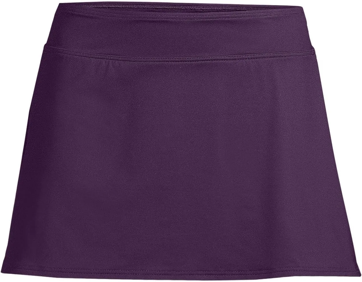 Lands' End Women's Tummy Control Skirt Swim Bottoms