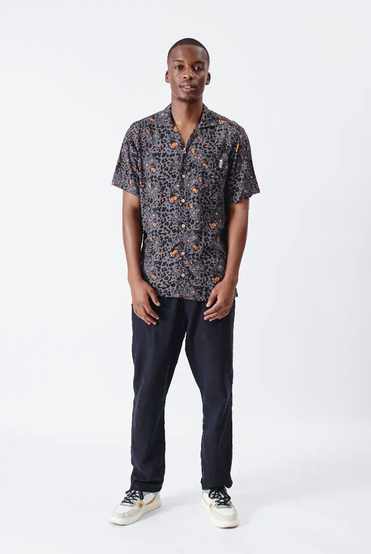 Leopard Hawaiian shirt