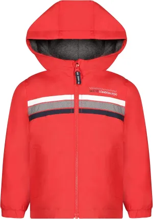 LONDON FOG Boys' Midweight Water Resistant Hooded Jacket