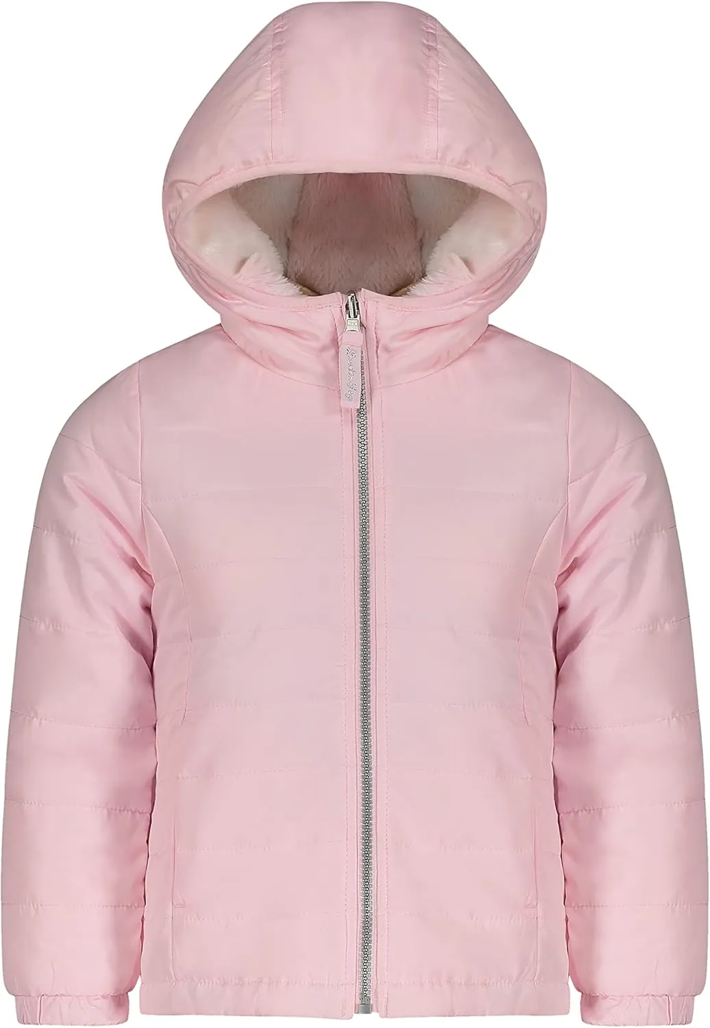 LONDON FOG Girls' Midweight Fleece Lined Jacket