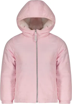 LONDON FOG Girls' Midweight Fleece Lined Jacket