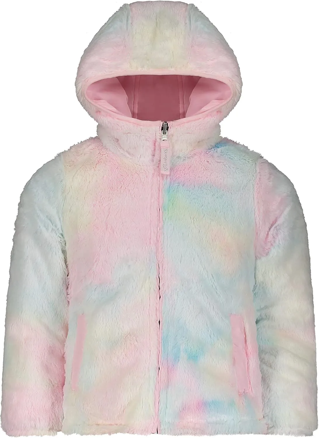 LONDON FOG Girls' Midweight Fleece Lined Jacket