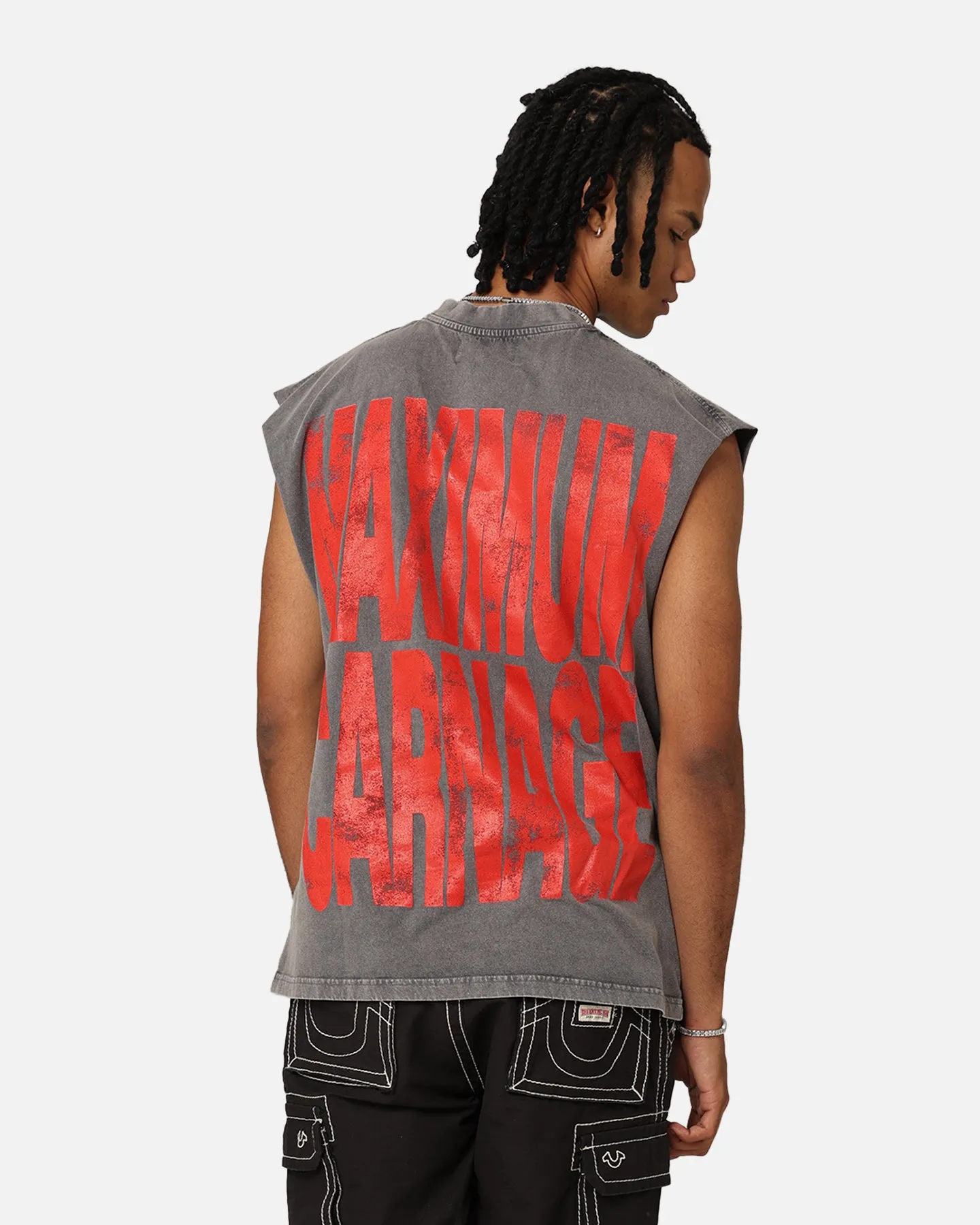 Marvel Spider-Man Maximum Carnage Muscle T-Shirt Charcoal