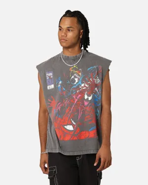 Marvel Spider-Man Maximum Carnage Muscle T-Shirt Charcoal
