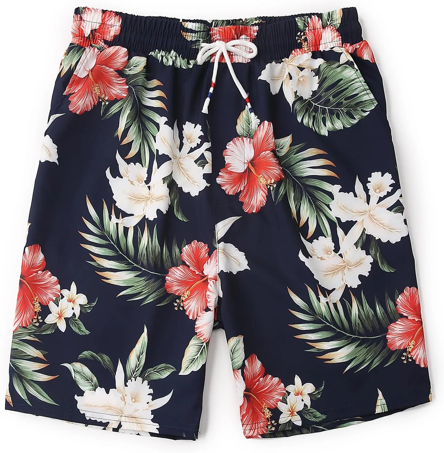 MCEDAR Men's Hawaiian Shirt and Short 2 Piece Vacation Outfits Sets Casual Button Down Beach Floral Suits with Bucket Hats