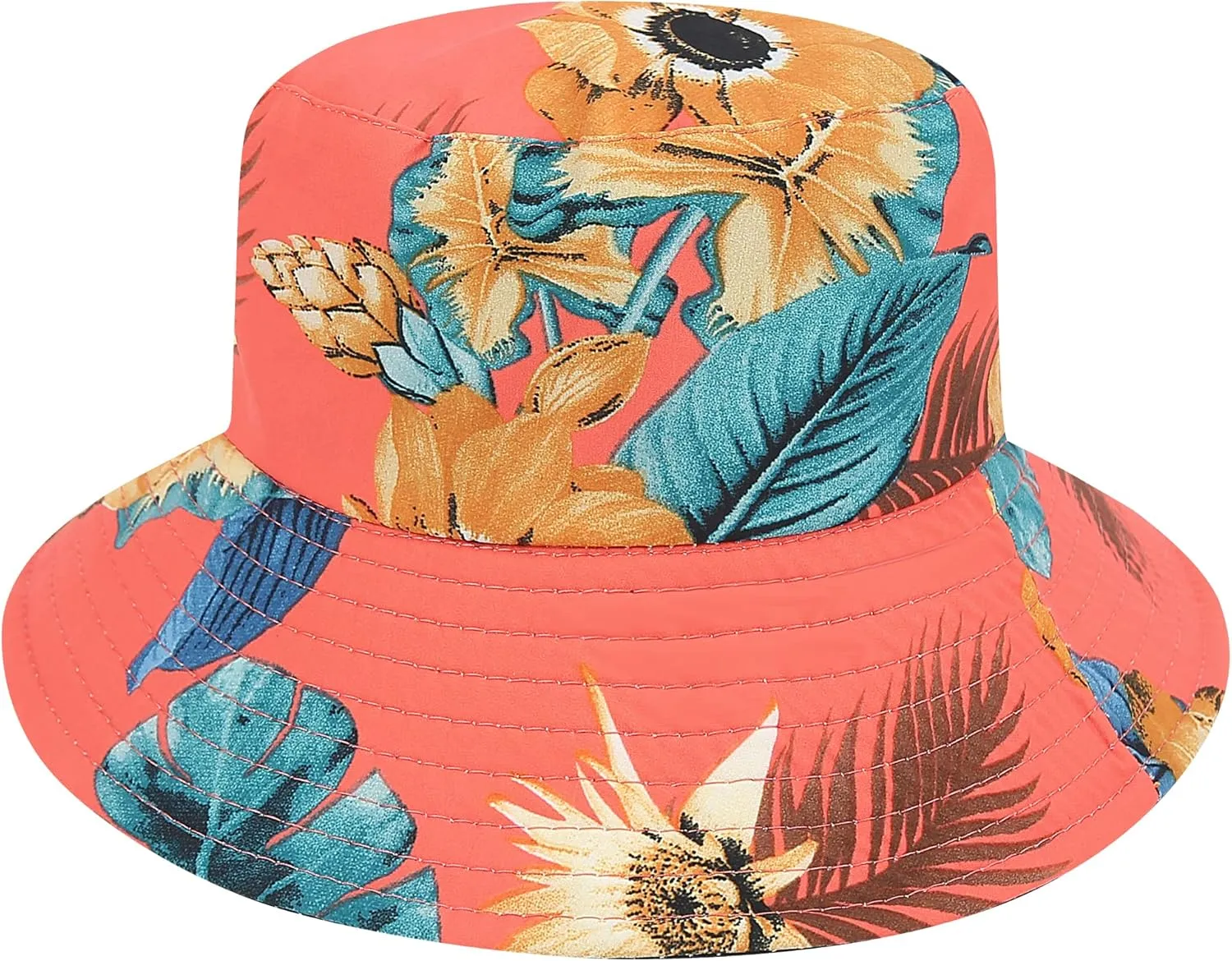 MCEDAR Men's Hawaiian Shirt and Short 2 Piece Vacation Outfits Sets Casual Button Down Beach Floral Suits with Bucket Hats