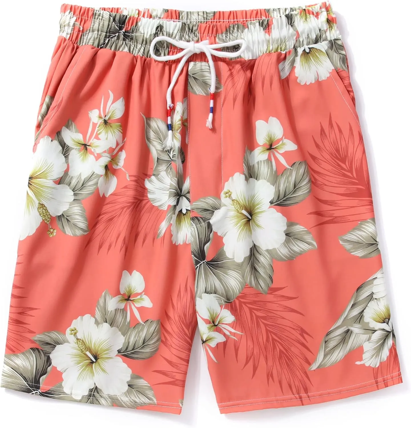 MCEDAR Men's Hawaiian Shirt and Short 2 Piece Vacation Outfits Sets Casual Button Down Beach Floral Suits with Bucket Hats