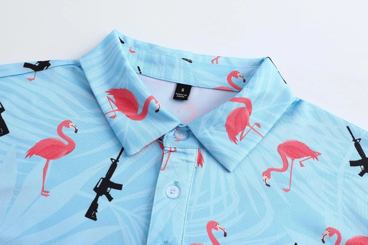 Men's Golf Polo Shirts Funny Golf Shirts for Men Performance Moisture Wicking Quick Dry Athletic Short Sleeve Shirts