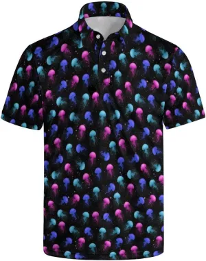 Men's Polo Shirts Golf Shirts for Men Quick-Dry Moisture Wicking Polo Shirt Short Sleeve Polo Shirts