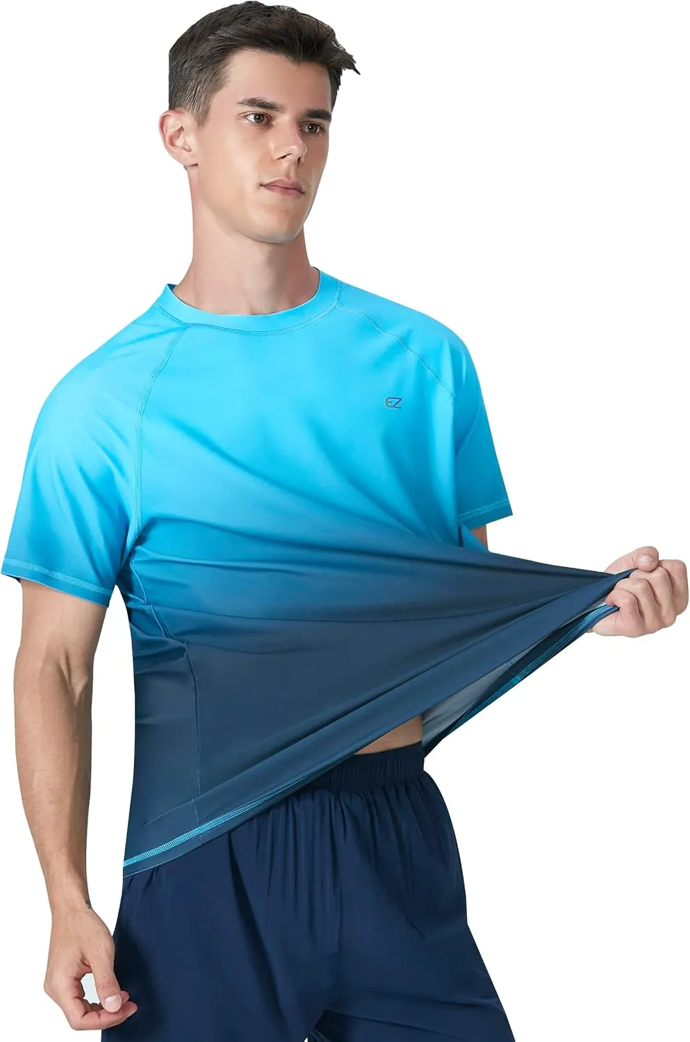 Men's Rash Guard Swim Shirts Summer UPF 50  UV Sun Protection Quick Dry Beach Fishing Water Shirts T Shirts for Men