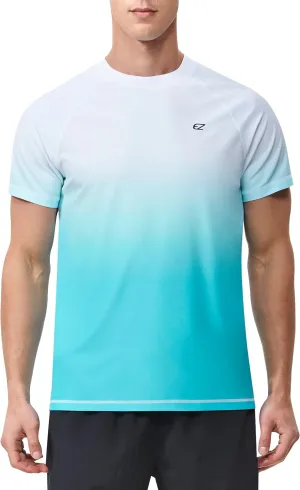 Men's Rash Guard Swim Shirts Summer UPF 50  UV Sun Protection Quick Dry Beach Fishing Water Shirts T Shirts for Men