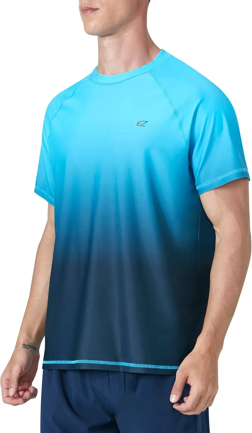 Men's Rash Guard Swim Shirts Summer UPF 50  UV Sun Protection Quick Dry Beach Fishing Water Shirts T Shirts for Men