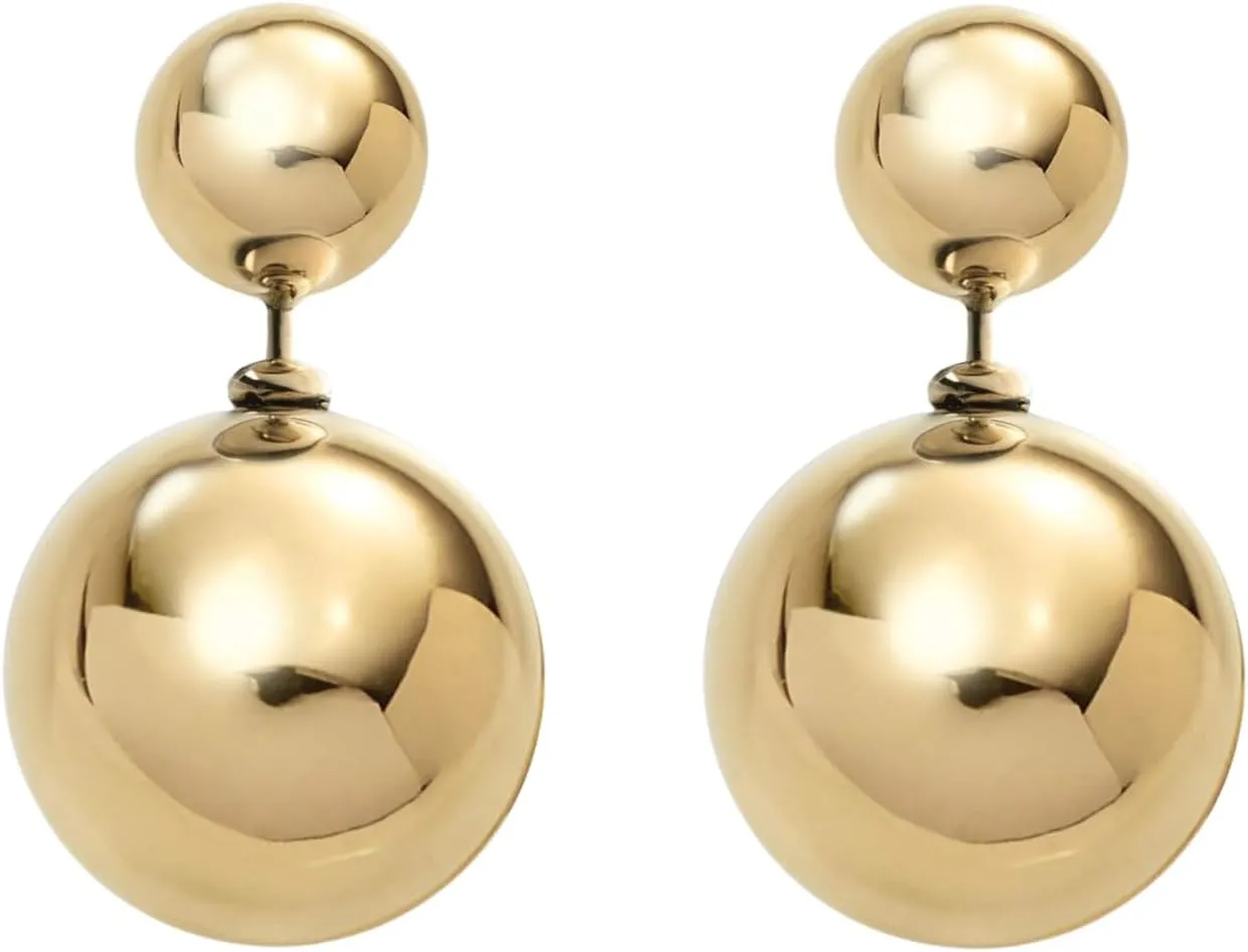 Mothers Day Gifts Double Sided Pearl Earrings - Pearl Front Back Earrings - Many Styles - Stunning Gift