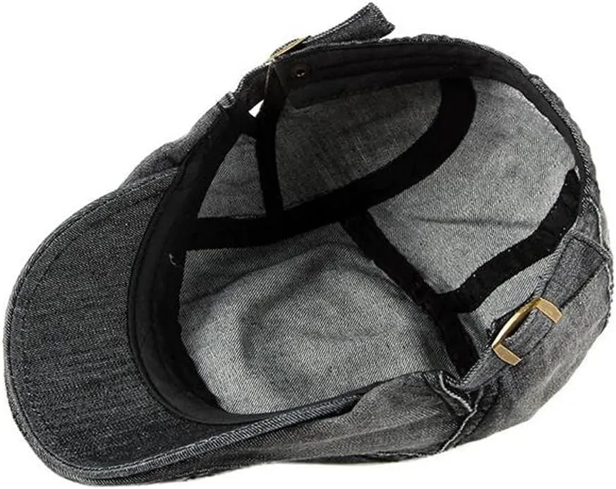 Newsboy Hats Adjustable Ivy Flat Cap Gatsby Cabbie Driving Beret for Men Women