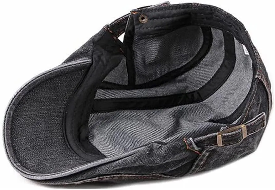 Newsboy Hats Adjustable Ivy Flat Cap Gatsby Cabbie Driving Beret for Men Women