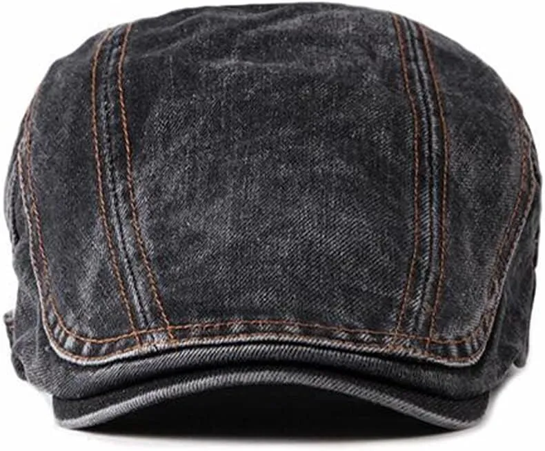 Newsboy Hats Adjustable Ivy Flat Cap Gatsby Cabbie Driving Beret for Men Women