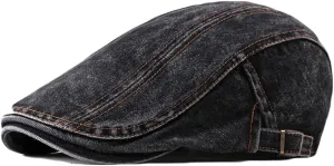 Newsboy Hats Adjustable Ivy Flat Cap Gatsby Cabbie Driving Beret for Men Women
