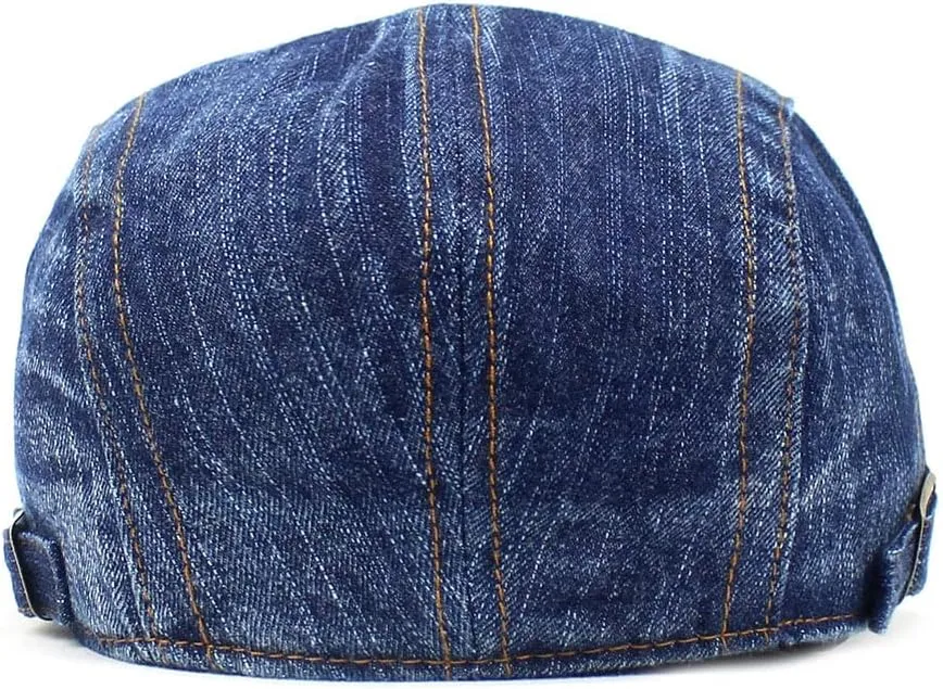 Newsboy Hats Adjustable Ivy Flat Cap Gatsby Cabbie Driving Beret for Men Women