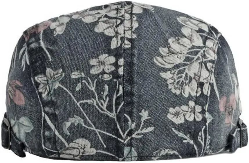 Newsboy Hats Adjustable Ivy Flat Cap Gatsby Cabbie Driving Beret for Men Women