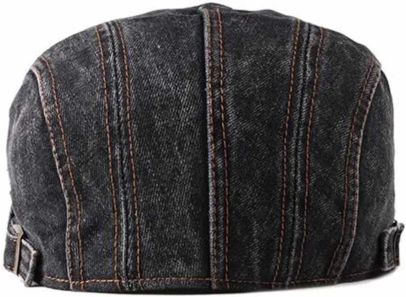 Newsboy Hats Adjustable Ivy Flat Cap Gatsby Cabbie Driving Beret for Men Women