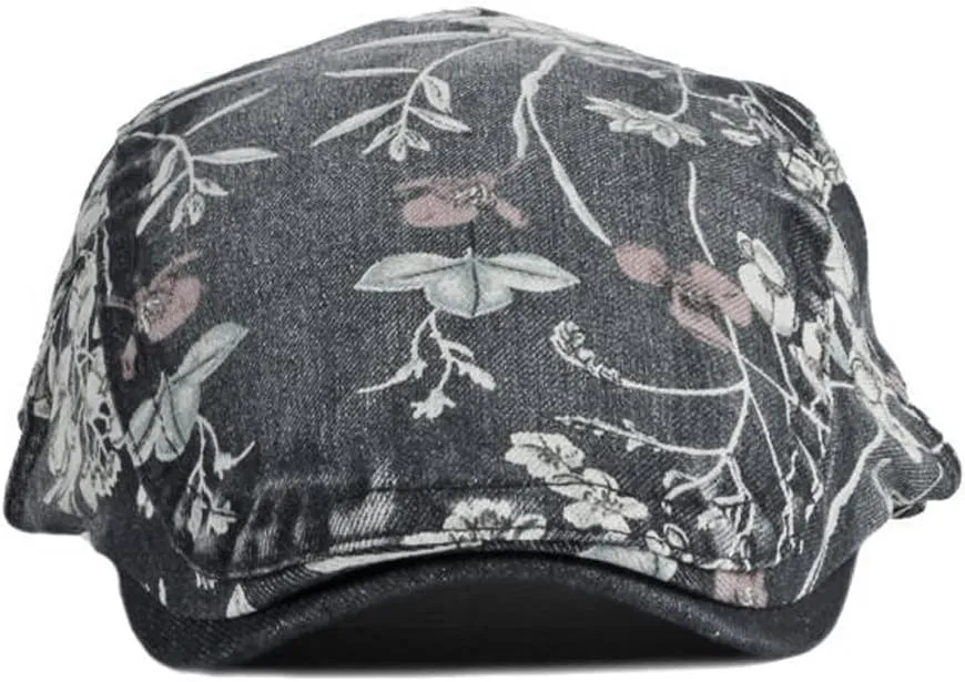 Newsboy Hats Adjustable Ivy Flat Cap Gatsby Cabbie Driving Beret for Men Women
