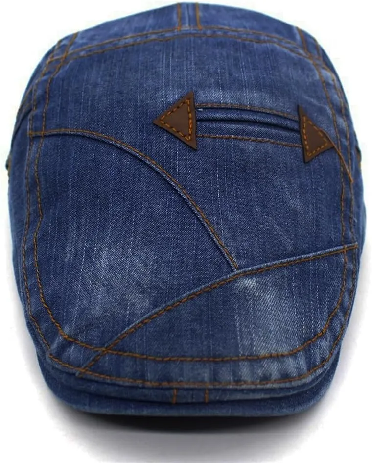 Newsboy Hats Adjustable Ivy Flat Cap Gatsby Cabbie Driving Beret for Men Women