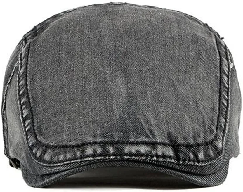 Newsboy Hats Adjustable Ivy Flat Cap Gatsby Cabbie Driving Beret for Men Women