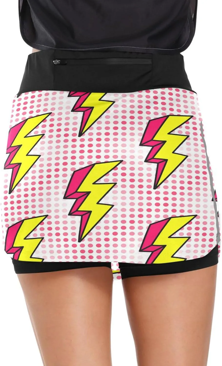 Plaaee Tennis Skirts for Women Green Leprechaun Hats St.Patrick's Day Golf Athletic Skorts Workout Running Shorts S