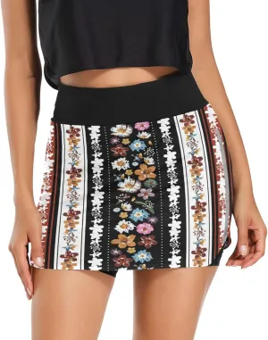 Plaaee Tennis Skirts for Women Green Leprechaun Hats St.Patrick's Day Golf Athletic Skorts Workout Running Shorts S