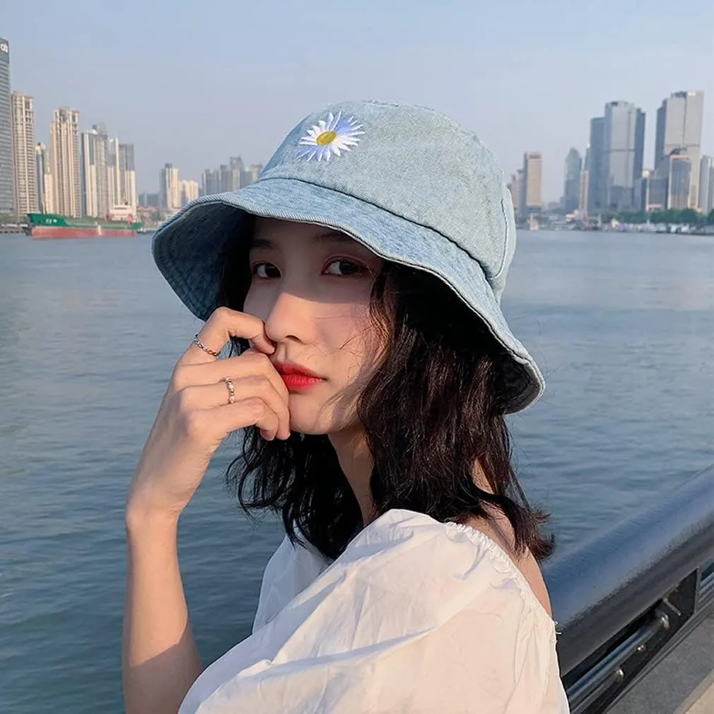 Quanhaigou Bucket Hats Unisex Sun Summer Travel Beach Fishing Cap for Men Women Teens