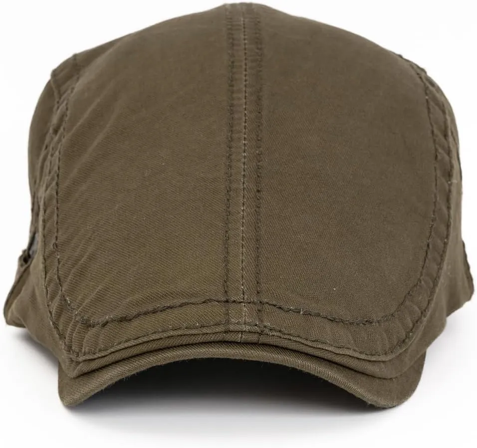 Quanhaigou Unisex Denim Newsboy Hats Flat Ivy Gatsby Cabbie Driving Berets Hat Cotton Dad Cap for Men Women