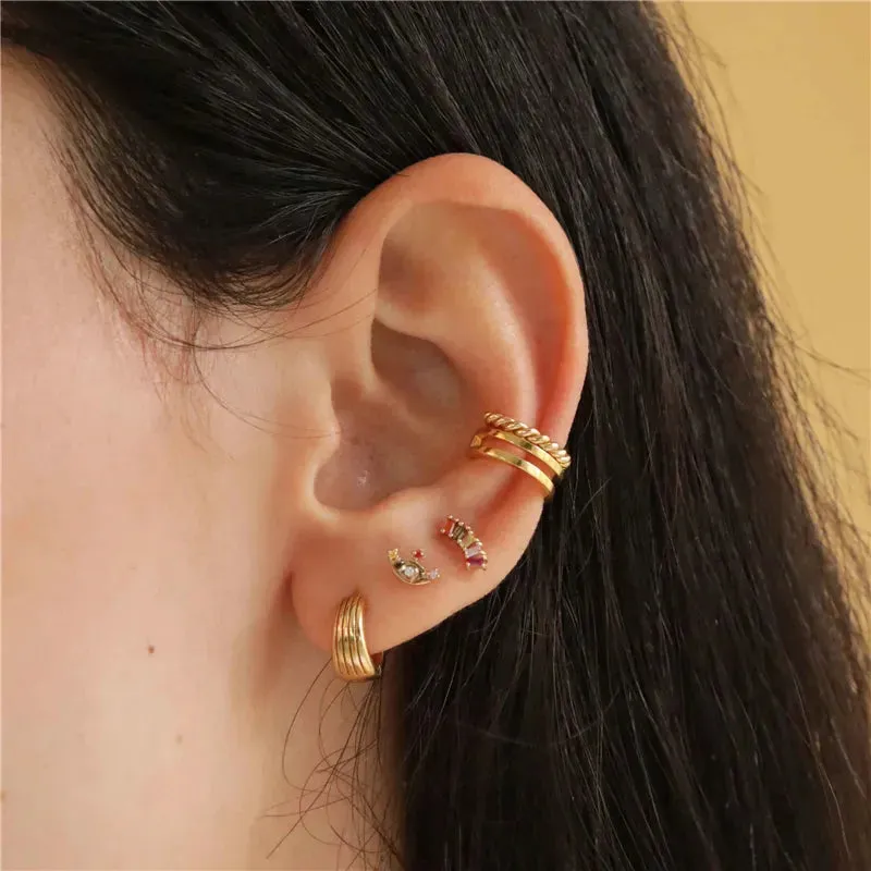 Rainbow Barbell Piercing (18G)