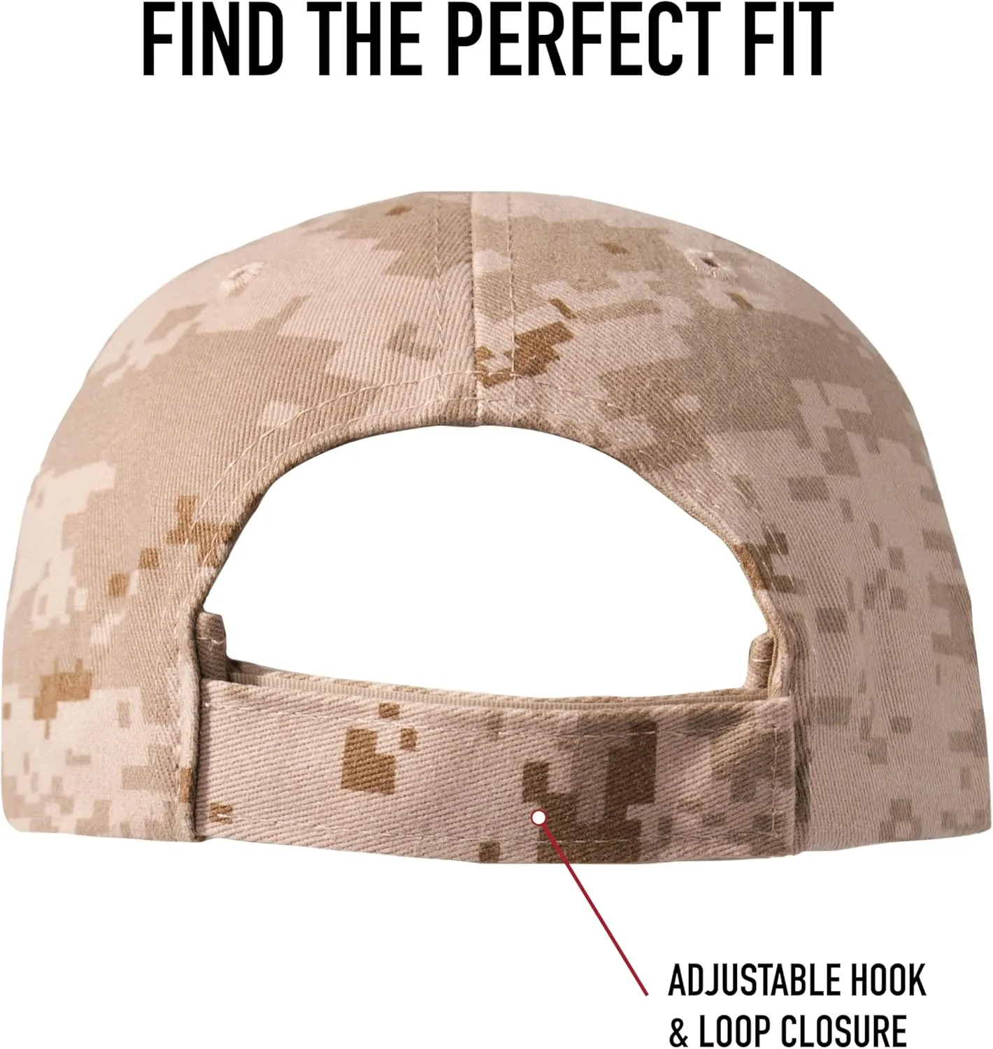 Rothco Supreme Camo Low Profile Cap  Adjustable Rugged Outdoor Baseball Hat