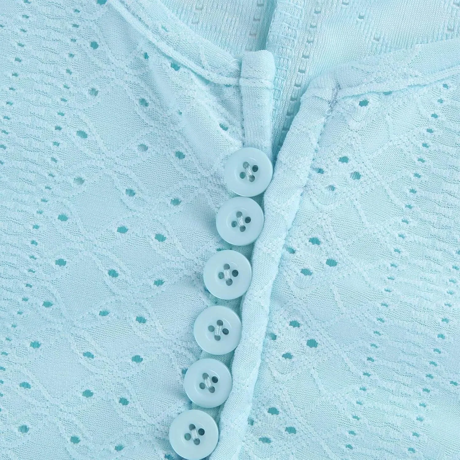 Summer Dresses for Women 2025 Casual Button Up Short Sleeve Eyelet Dress for Women Boho Tshirt Dress Beach Vacation Sundress