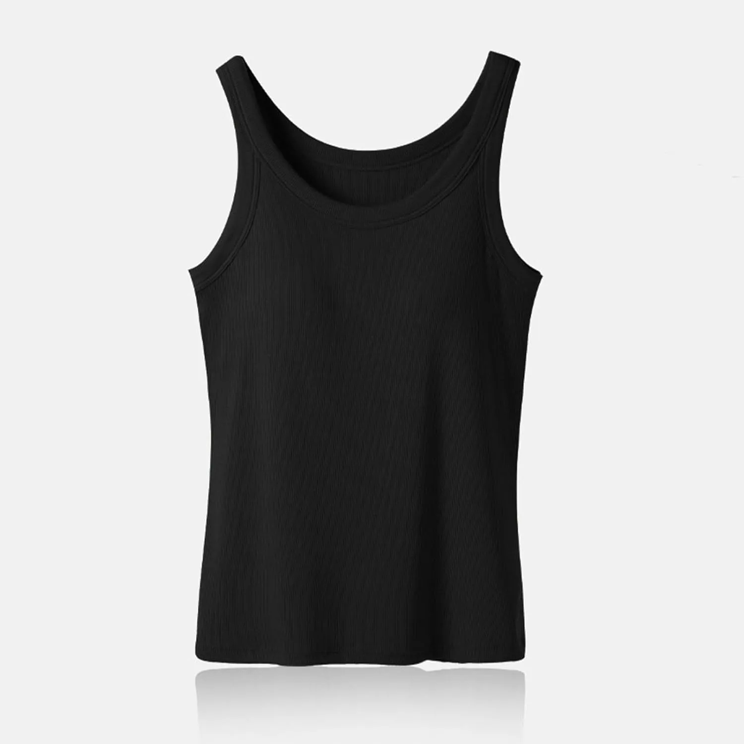 Tank Tops for Women 2025 Built in Bra Summer Lounge Shirts Loose Fit Workout Tank Tops Casual Camisole Top