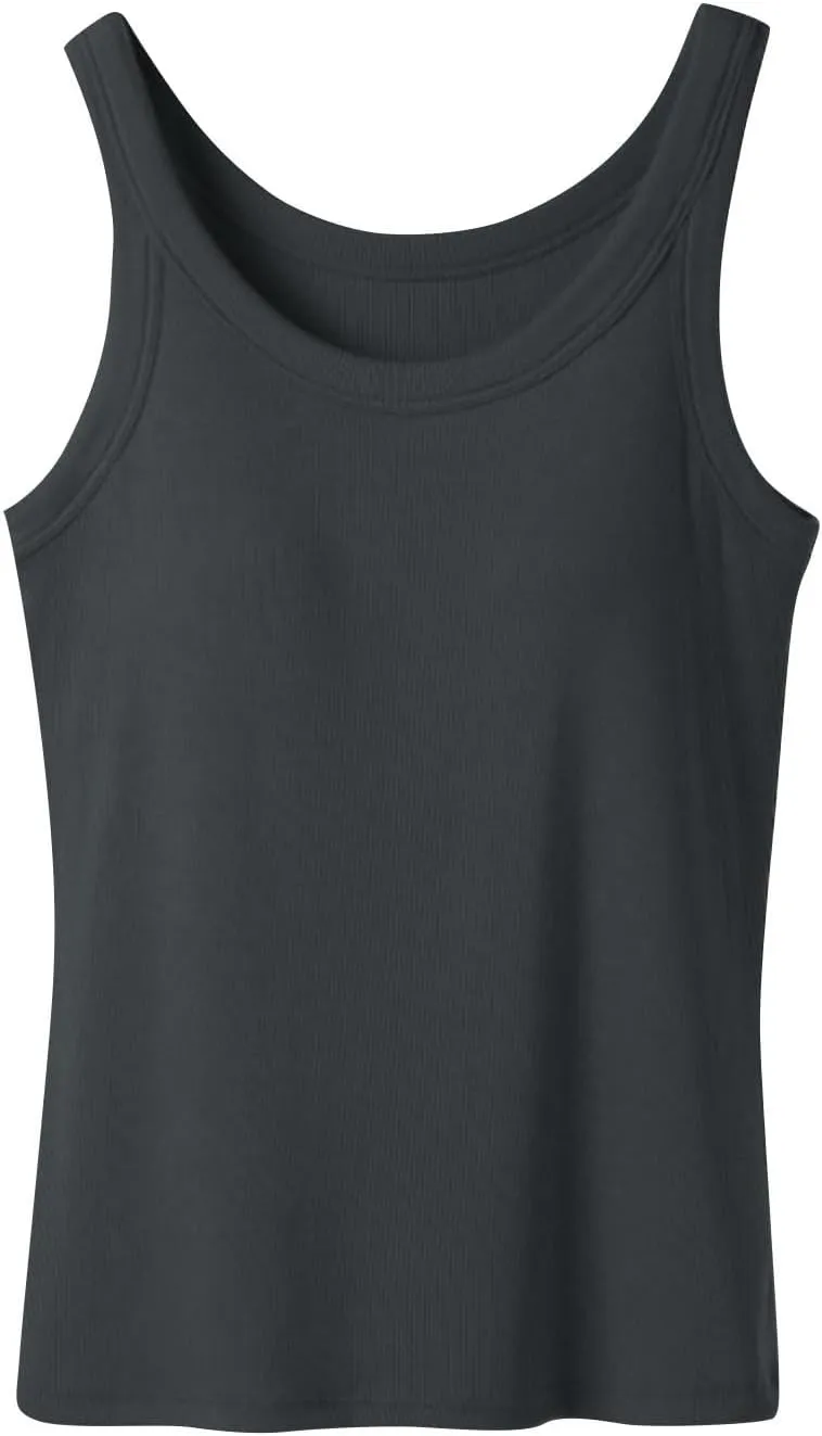 Tank Tops for Women 2025 Built in Bra Summer Lounge Shirts Loose Fit Workout Tank Tops Casual Camisole Top