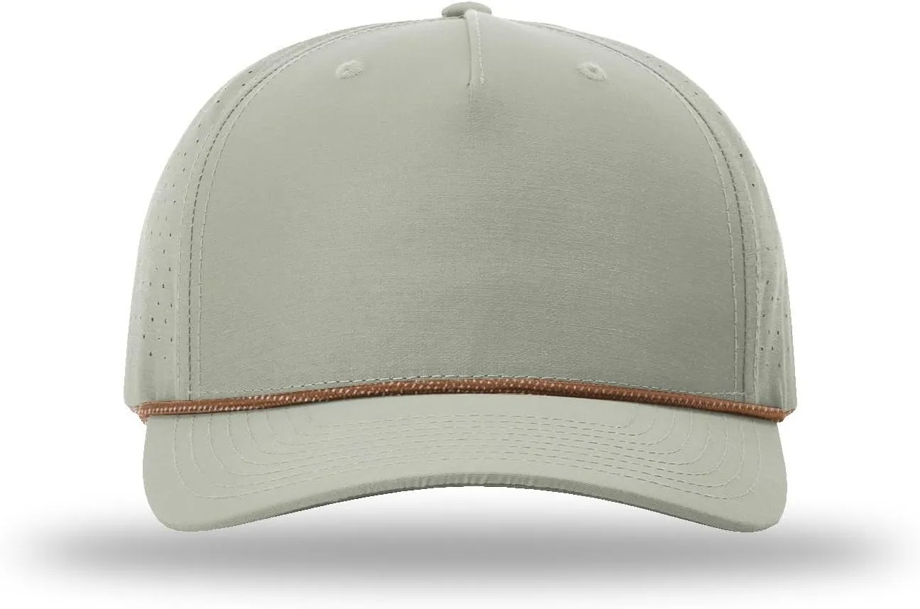 The Hat Pros Richardson 355 Laser Perforated 5-Panel Trucker Snapback Hat Bundle with THP Hat & Clothing Brush