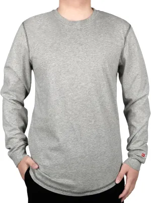 TICOMELA FR Shirts for Men 4oz Lightweight Flame Resistant Crewneck T-Shirts 100% Cotton Fire Retardant Henley Shirts