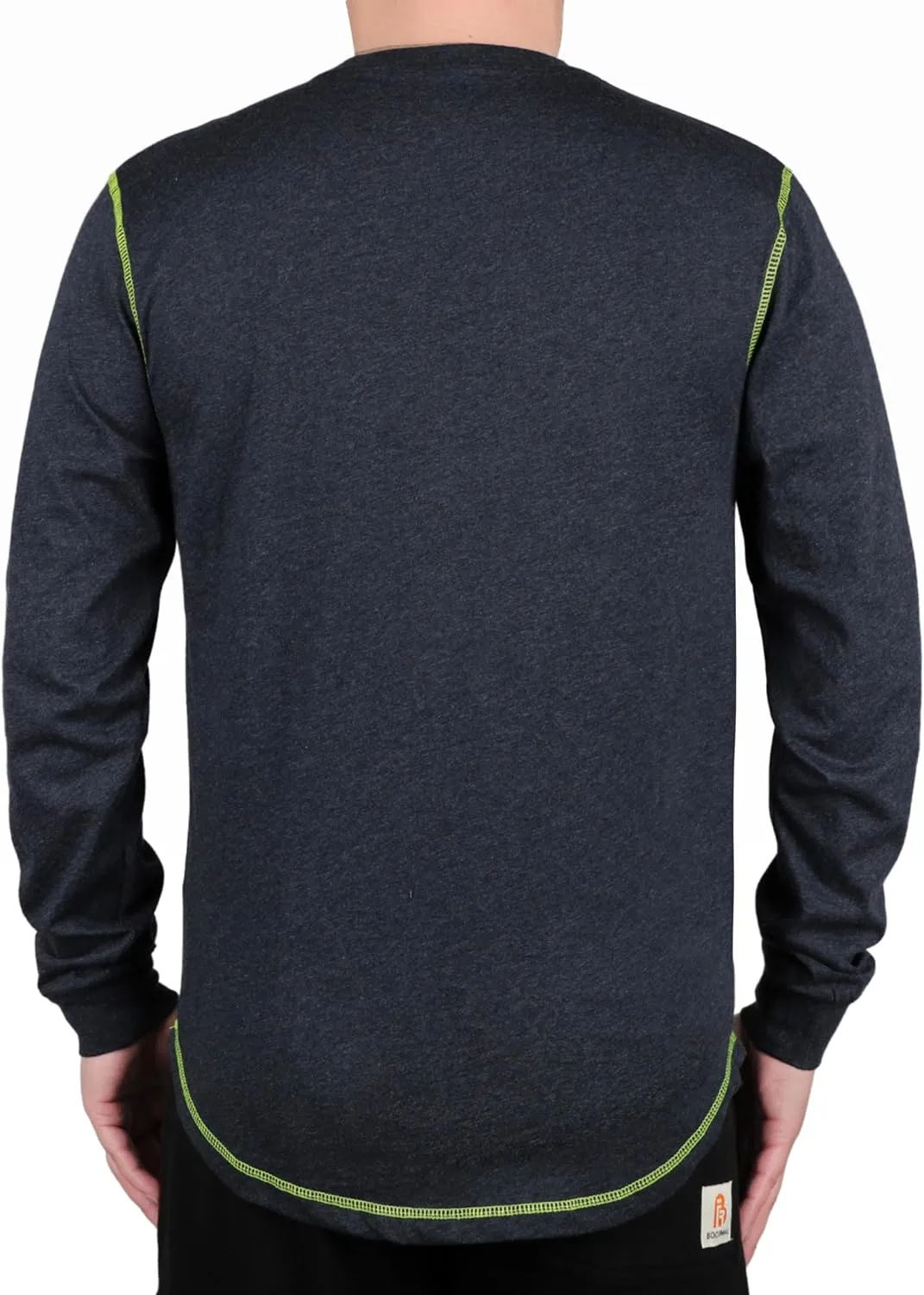 TICOMELA FR Shirts for Men 4oz Lightweight Flame Resistant Crewneck T-Shirts 100% Cotton Fire Retardant Henley Shirts