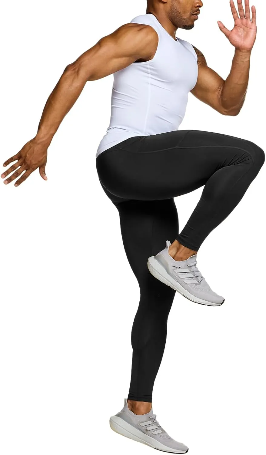 TSLA Men's Sleeveless Workout Shirts, Dry Fit Running Compression Cutoff Shirts, Athletic Training Tank Top