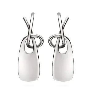Twizzle Bombay Long Sterling Silver Earrings