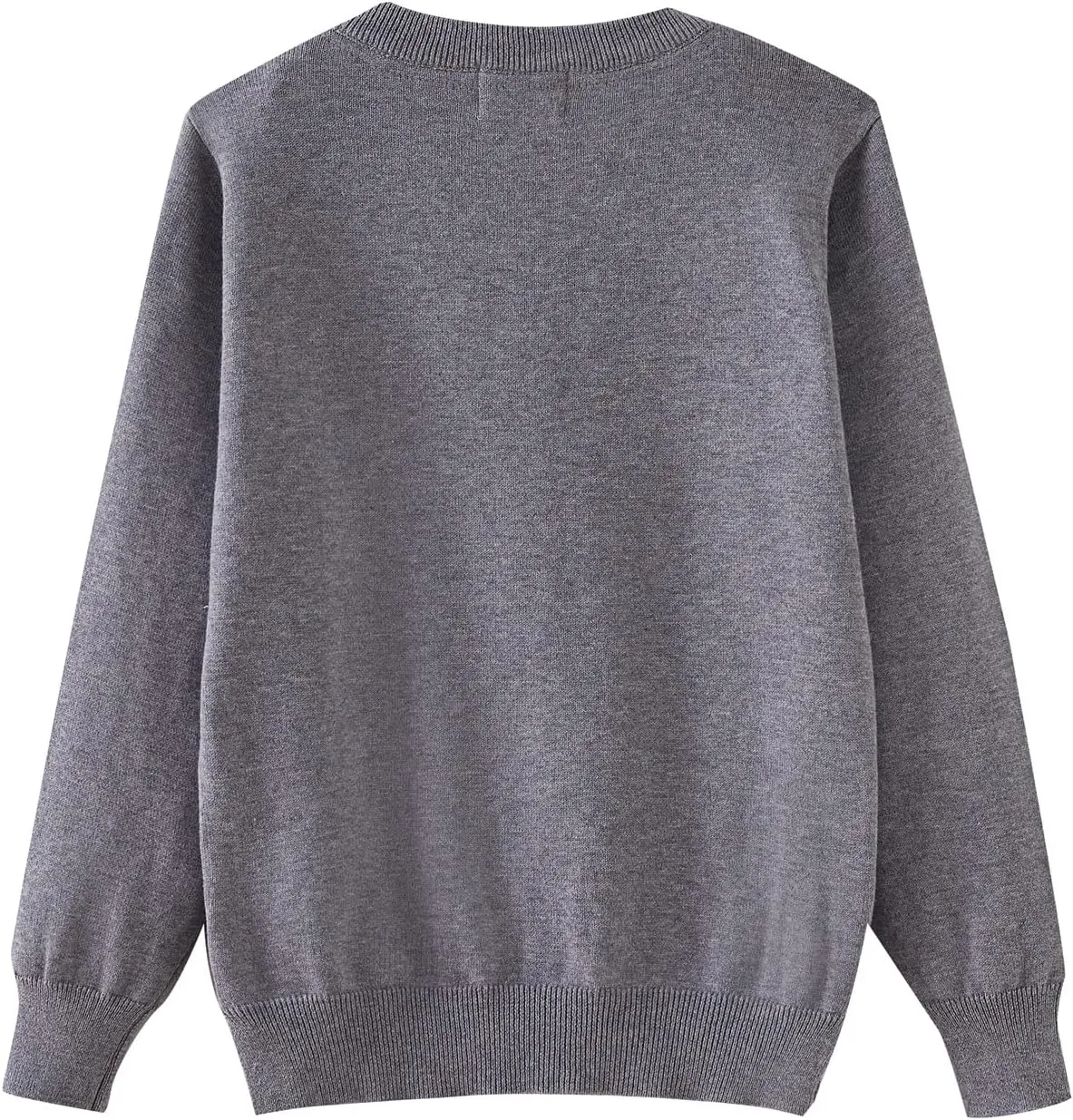 UMELOK Girls' Cardigans Sweater Cotton Button Solid Long Sleeve Knit Sweaters