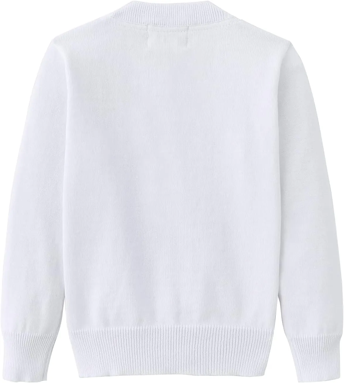 UMELOK Girls' Cardigans Sweater Cotton Button Solid Long Sleeve Knit Sweaters