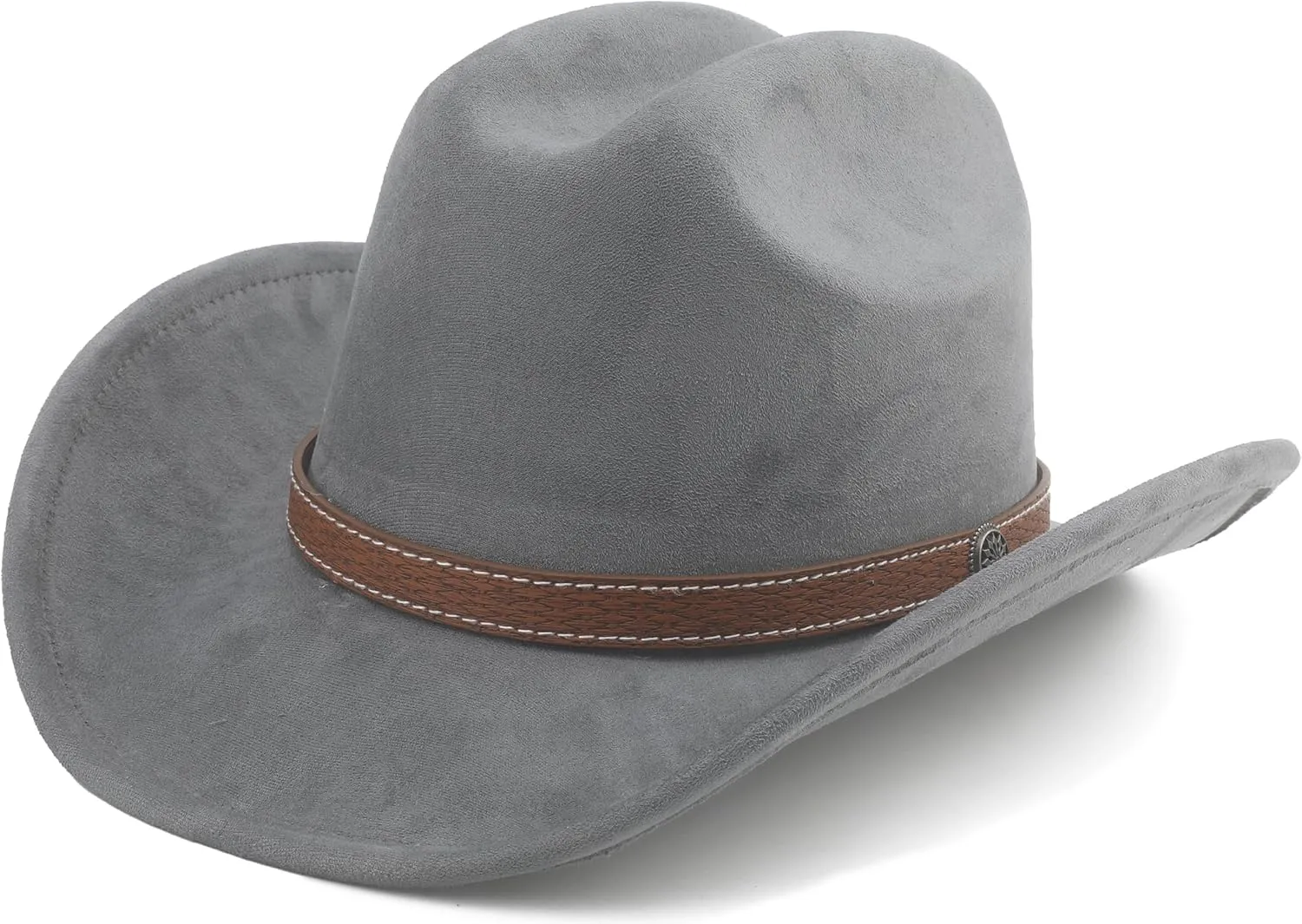 Western Cowboy Hat for Women Men Small Short Wide Brim Beach Cowgirls Cattleman Cowboys Hats