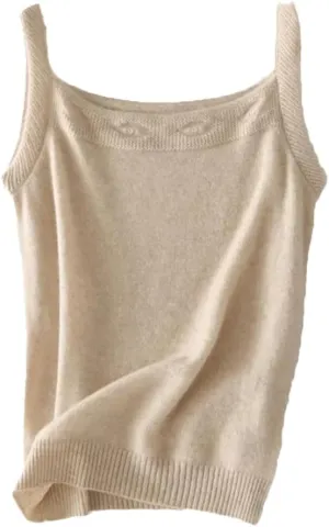 Women Camisole Tops Suspender Flat Neck Vest Camisole Womens Tank Tops