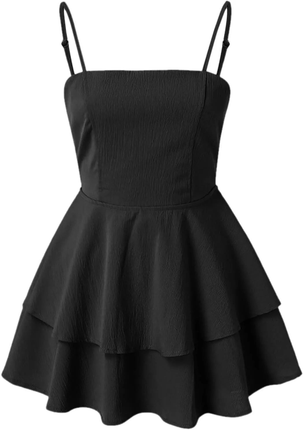 Women's Summer Strappy Smocked Tube Dress 2025 Off Shoulder Ruffle Tiered Flowy Beach Boho Mini Sundress Short Dress