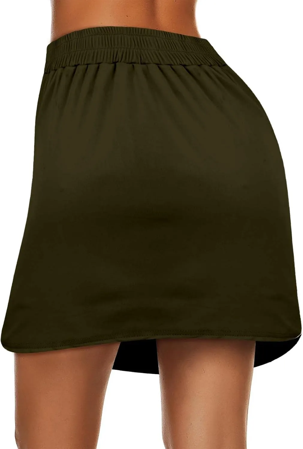 Women's Tennis Skirt with Pockets Athletic Golf Skirts for Women Womens Drawstring High Waist Skirt