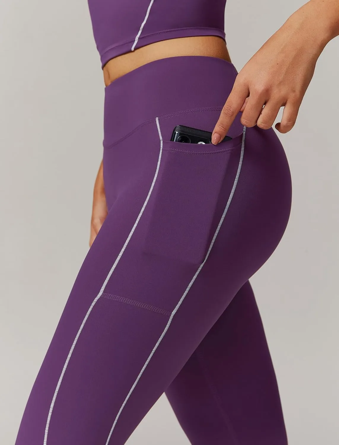 Womens Workout Sets Two Piece Spaghetti Straps Tank Top Matching High Waist Leggings Gym Work Out Outfits with Pockets