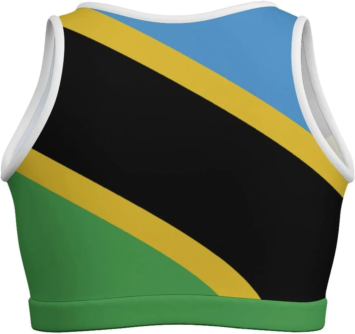 Zakqeik Womens Jamaica Flag Tank Tops Workout Cropped Casual Summer Camisole Sleeveless Tops
